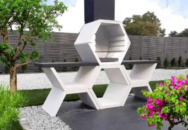 Nowoczesny grill ogrodowy betonowy: trwałość i styl w Twoim ogrodzie
