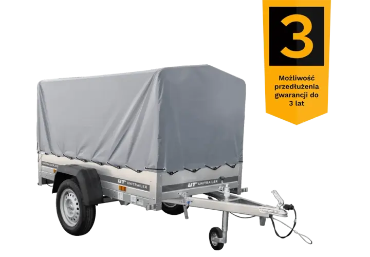 Przyczepka samochodowa z plandeką, idealna do transportu. Dowiedz się, ile waży przyczepka samochodowa i skorzystaj z 3-letniej gwarancji.