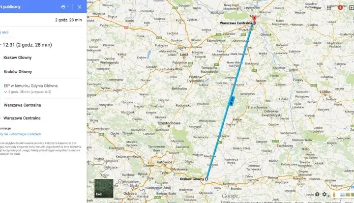 Gdzie jest pociąg PKP? Znajdź go na mapie i uniknij stresu.