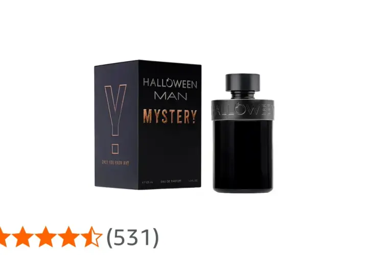 Perfumy Halloween Man Mystery od Jesus del Pozo. Czarny flakon i pudełko z miedzianymi detalami.