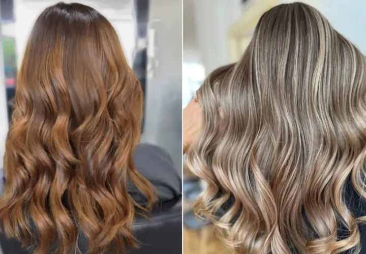 Cabello castaño con mechas rubias. La pregunta de cuanto duran las mechas es clave para mantener este look radiante.