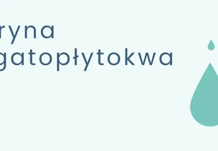 Fibryna bogatopłytkowa - opinie o zabiegu. Grafika przedstawia krople, symbolizujące płyn.