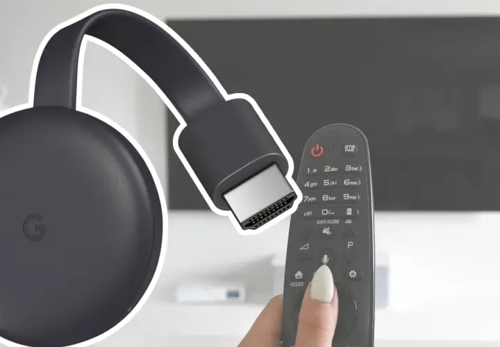 Przesyłanie obrazu z telefonu na TV przez USB. Google Chromecast i pilot do telewizora.