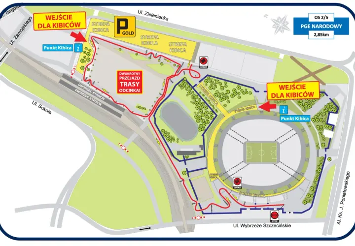 Mapa PGE Narodowego pokazuje wejścia dla kibiców i punkty informacyjne. Dowiedz się, co można wnieść na stadion narodowy, korzystając z wyznaczonych stref.