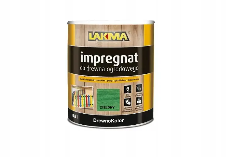 Drewnokolor - impregnat do drewna ogrodowego Lakma