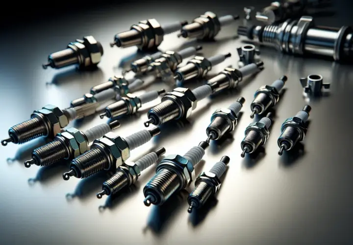 Un gruppo di candelette diesel, pronte a dare vita al motore.