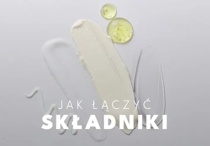 Kremy i serum na białym tle. Dowiedz się, jak połączyć retinol i niacynamid dla najlepszych efektów.