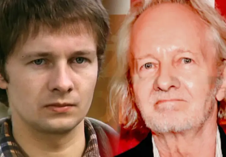 Młody i starszy mężczyzna, obsada serialu "Daleko od szosy".