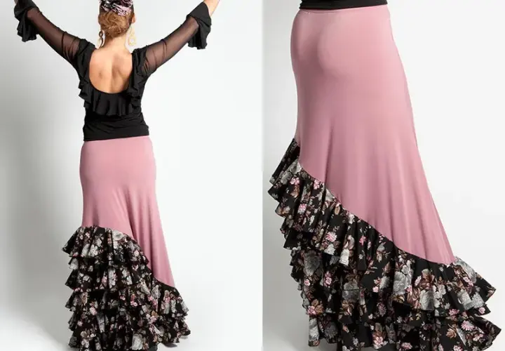 Falda de ensayo flamenco: Elige la perfecta para tu nivel y baile