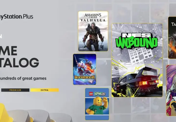 Odkryj setki gier w PlayStation Plus Extra! Assassin's Creed Valhalla, NFS Unbound i inne czekają.