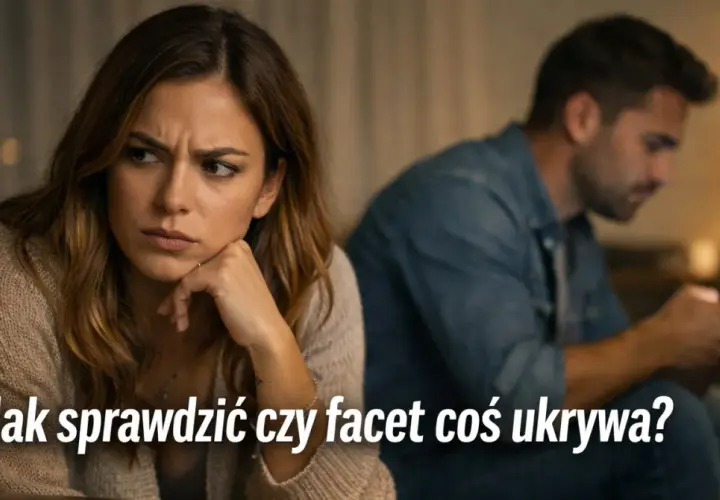 Zmartwiona kobieta patrzy w bok, podczas gdy mężczyzna zapatrzony w telefon. Czy on jest tym, kto cię kocha, ale to ukrywa?