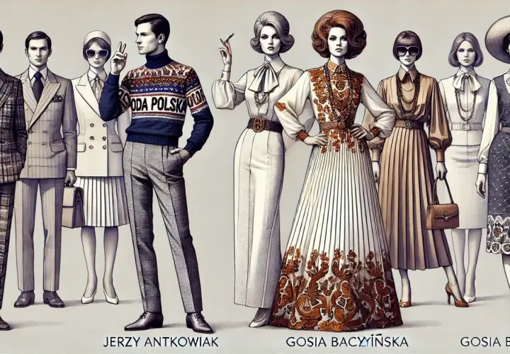 Elegancka kolekcja od polscy projektanci mody: Jerzy Antkowiak, Gosia Baczyńska i Gosia Baczyńska.