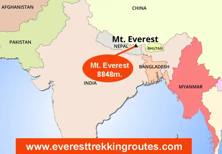 Gdzie leży Mount Everest? Nepal i Chiny dokładna lokalizacja