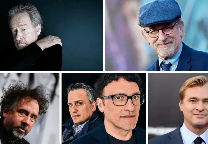 I registi più influenti: Ridley Scott, Steven Spielberg, Tim Burton, i fratelli Russo e Christopher Nolan, tra i migliori registi contemporanei.