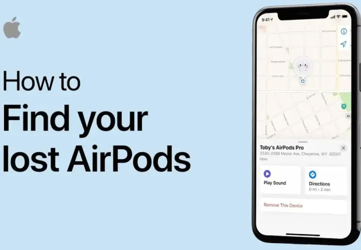 Jak znaleźć zgubione AirPods? Aplikacja lokalizuje słuchawki na mapie, pokazuje adres i pozwala odtworzyć dźwięk.