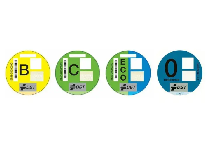 Etiquetas DGT para coches: B, C, ECO y Cero Emisiones. Averigua qué etiqueta tiene tu coche.