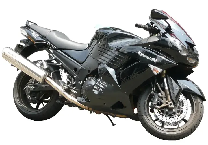 Czarny Kawasaki ZZR 1400. Poznaj jego dane techniczne i poczuj moc.