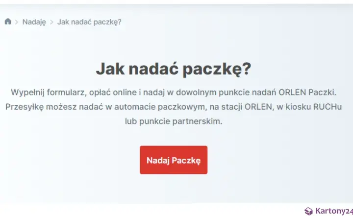 Jak nadać paczkę w orlen paczka - proste kroki, by uniknąć problemów
