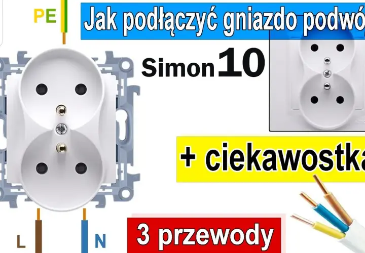 Instalacja gniazdka podwójnego Krok po kroku
