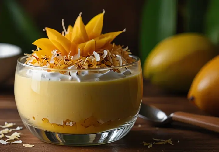 Mus z kokosa i mango: Przepis na tropikalny deser, który warto spróbować