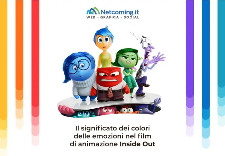 Personaggi di Inside Out: Gioia, Tristezza, Rabbia, Disgusto, Paura. Il blu e l'arancione che colore esce? Il significato dei colori delle emozioni.