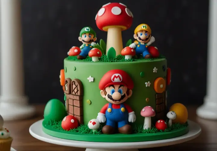 Przepyszne i efektowne torty Super Mario na urodziny i imprezy