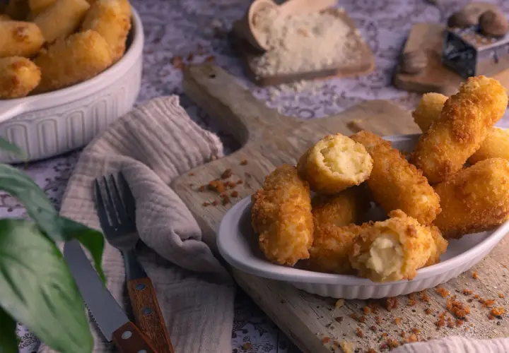 Goldbraune, knusprige Kroketten, die Lust machen, sie selber zu machen. Ein Genuss für jeden Anlass!