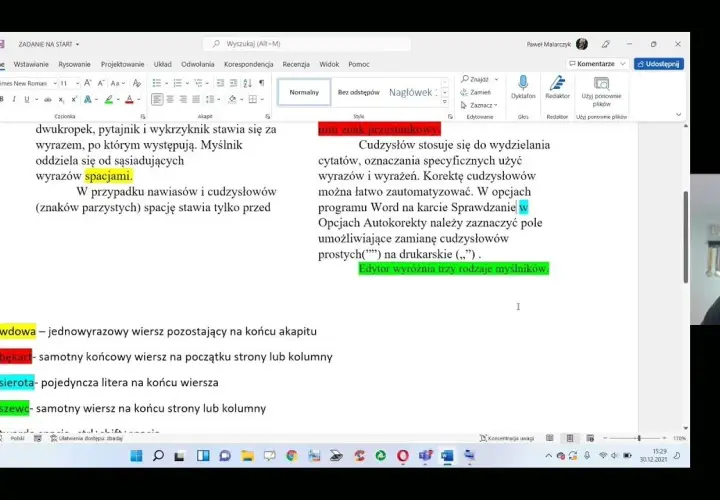 Jak sformatować tekst w Wordzie, aby uniknąć typowych błędów?