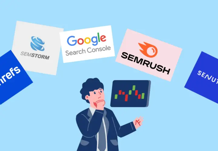 Zastanawiasz się nad wyborem najlepszych narzędzi SEO? Ahrefs, Semstorm, Google Search Console, Semrush i Senuto – które wybrać?