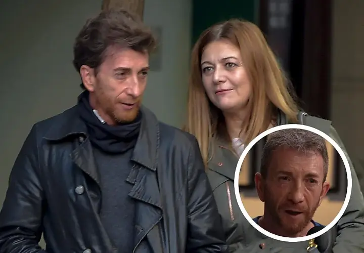 Pablo Motos con su pareja, Laura Llopis, y un primer plano del presentador. Se rumorea que Pablo Motos hijos pronto podrían llegar.