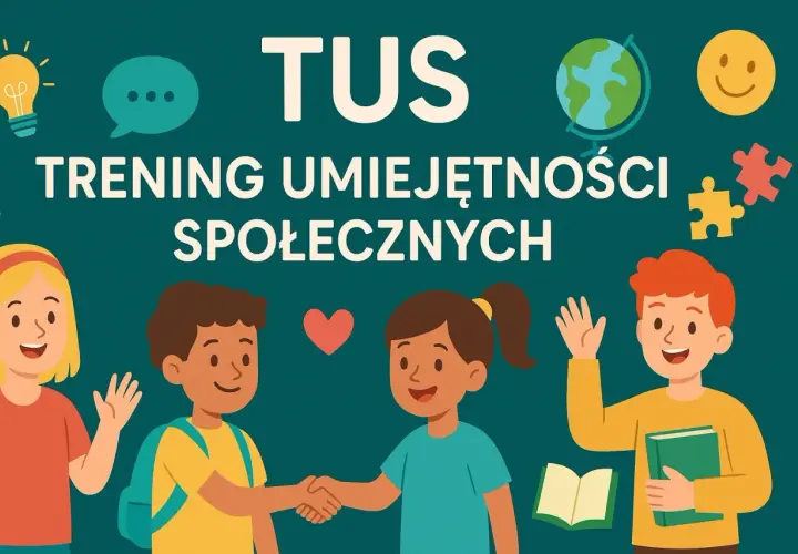 TUS: Trening Umiejętności Społecznych dla dzieci. Uśmiechnięci mali przyjaciele uczą się współpracy i komunikacji.