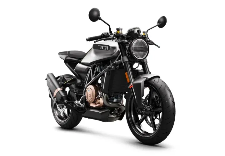 La Husqvarna Vitpilen 701, una motocicleta minimalista y ágil, lista para la aventura urbana.