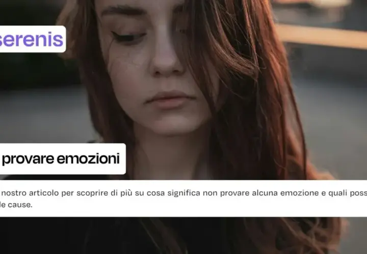 Ragazza con sguardo perso, come se improvvisamente non provasse più niente. L'articolo spiega le cause di questa apatia.