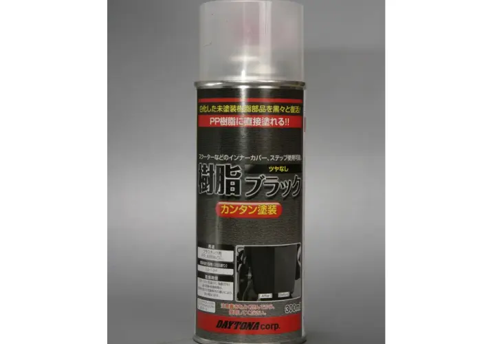 Spray nero per plastica, ideale per il fai da te. Rinnova parti opacizzate di scooter e moto, rendendole come nuove.