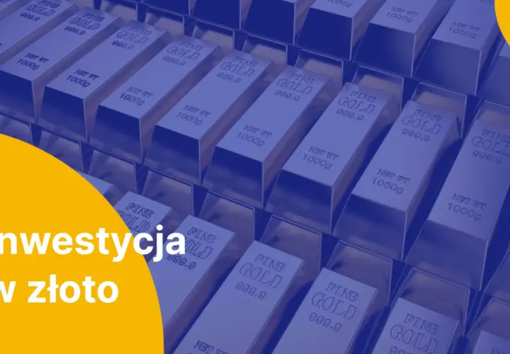 Inwestycja w złoto: prognozy i analizy. Sztabki złota symbolizują bezpieczeństwo i stabilność.