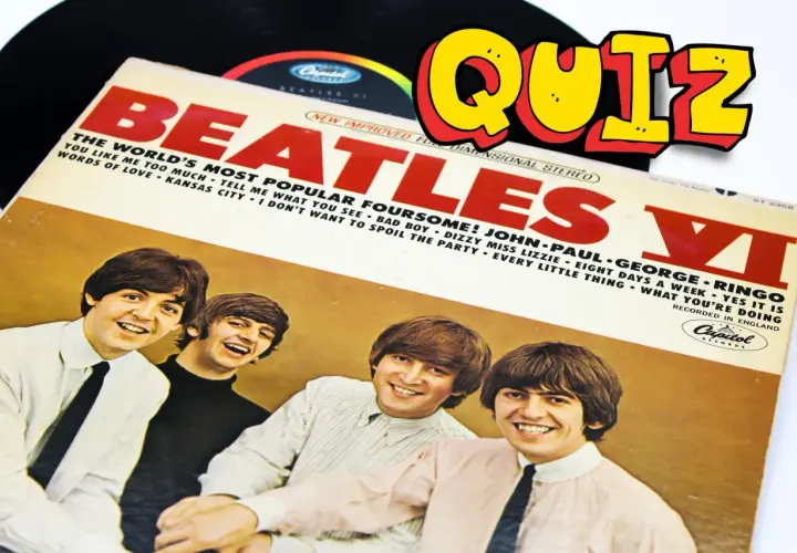 Quiz o The Beatles! Okładka albumu Beatles VI z Johnem, Paulem, Georgem i Ringo. Ciekawe fakty o zespole.