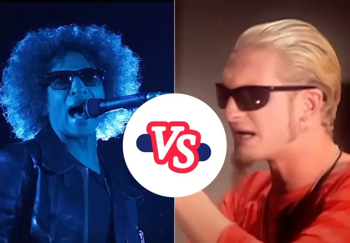 Layne Staley i Jerry Cantrell, dwaj ikoniczni wokaliści Alice in Chains, w zestawieniu.