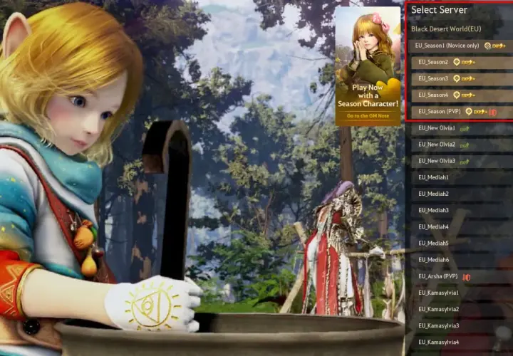 Wybór serwera w Black Desert. Poradnik po serwerach sezonowych i zwykłych, by zacząć grę z nową postacią.