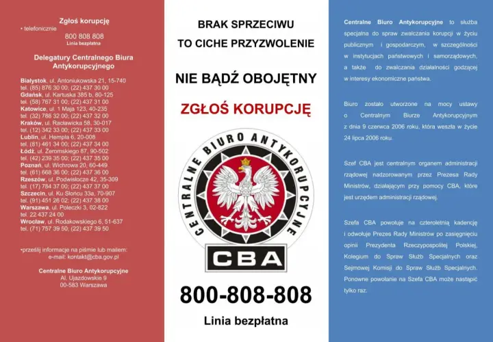 Ustawa o centralnym biurze antykorupcyjnym: kluczowe informacje i funkcje