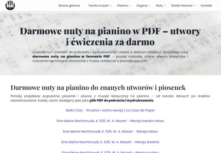 Dni których nie znamy nuty pianino pdf – łatwe i dokładne nuty do pobrania