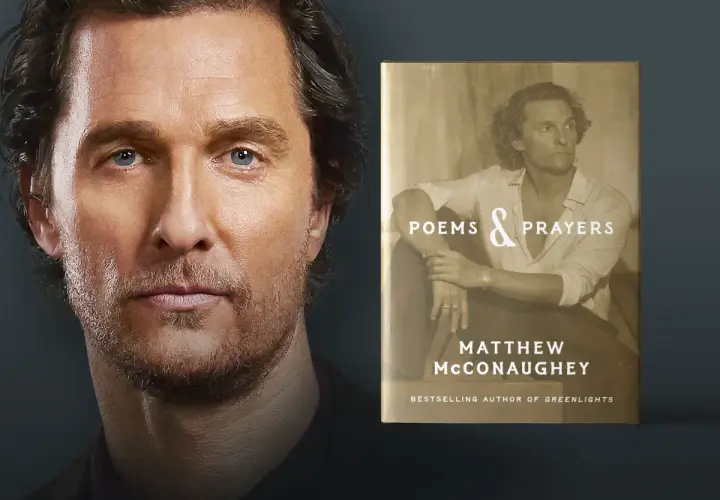 Matthew McConaughey prezentuje swoją nową książkę "Poems & Prayers".
