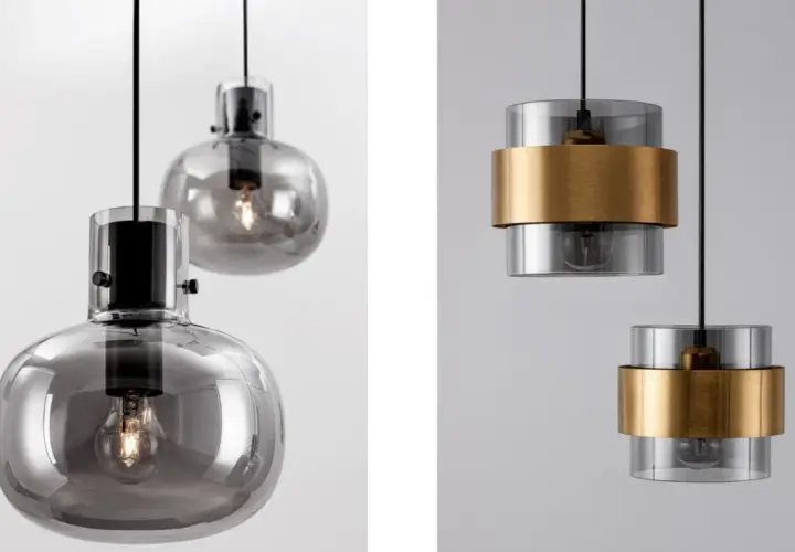 Eleganckie lampy wiszące z dymionego szkła. Dowiedz się, jak czyścić szklany klosz lampy, by lśnił jak nowy.