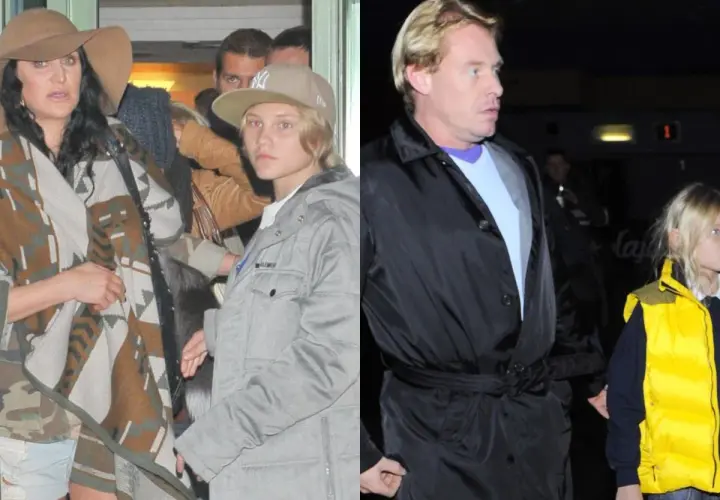 Kayah ile ma dzieci? Na zdjęciu widać artystkę z synem, a także innego mężczyznę z dzieckiem.