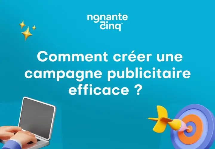 Comment créer une campagne marketing percutante ? Un ordinateur, une cible et des étoiles pour réussir votre stratégie.