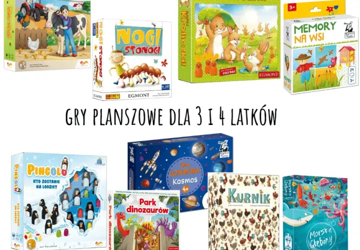 Najlepsze gry planszowe dla 4-latka: Rozwój i radość w 10-20 min