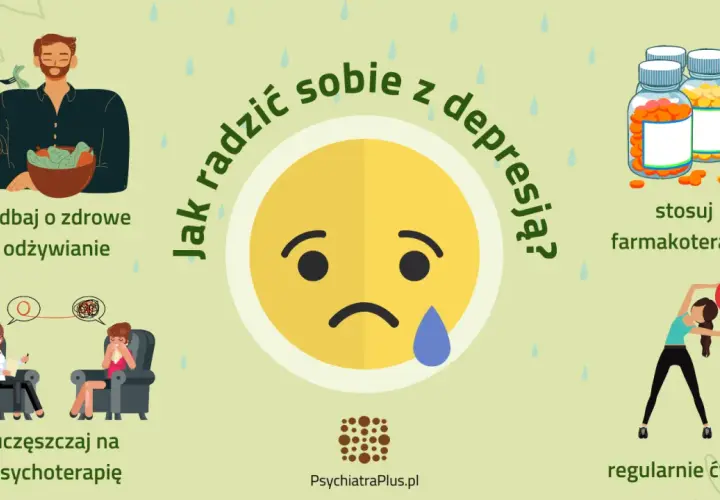 Jak radzić sobie z depresją? Zdrowe odżywianie, psychoterapia, farmakoterapia i ćwiczenia pomagają w walce z zaburzeniami depresyjno-lękowymi, wspierając powrót do pracy.