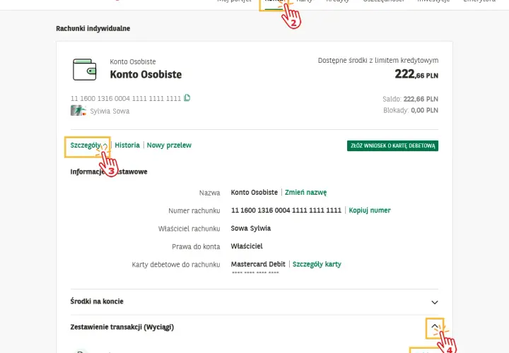  Wyciągi Santander - Sprawdź swoje historię transakcji online