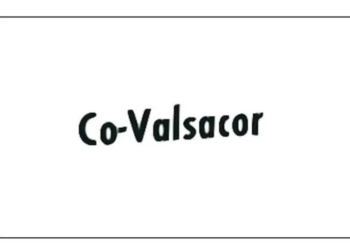 Napis "Co-Valsacor" na białym tle.