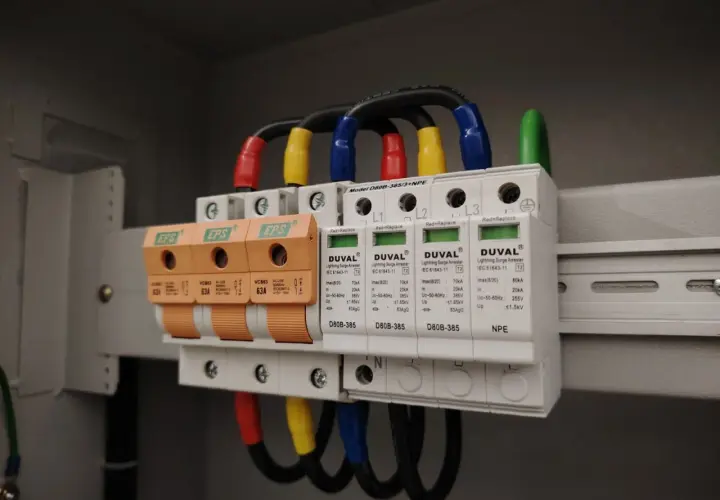 Instalacja elektryczna z zabezpieczeniem przeciwprzepięciowym. Jak działa ogranicznik przepięć? Urządzenie chroni przed nagłymi skokami napięcia.