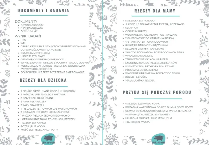 Przekąski po CC: Co zabrać do szpitala? Lista i porady